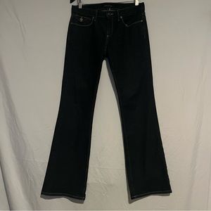 Size 8R Vintage Banana Republic Dark Blue Jeans